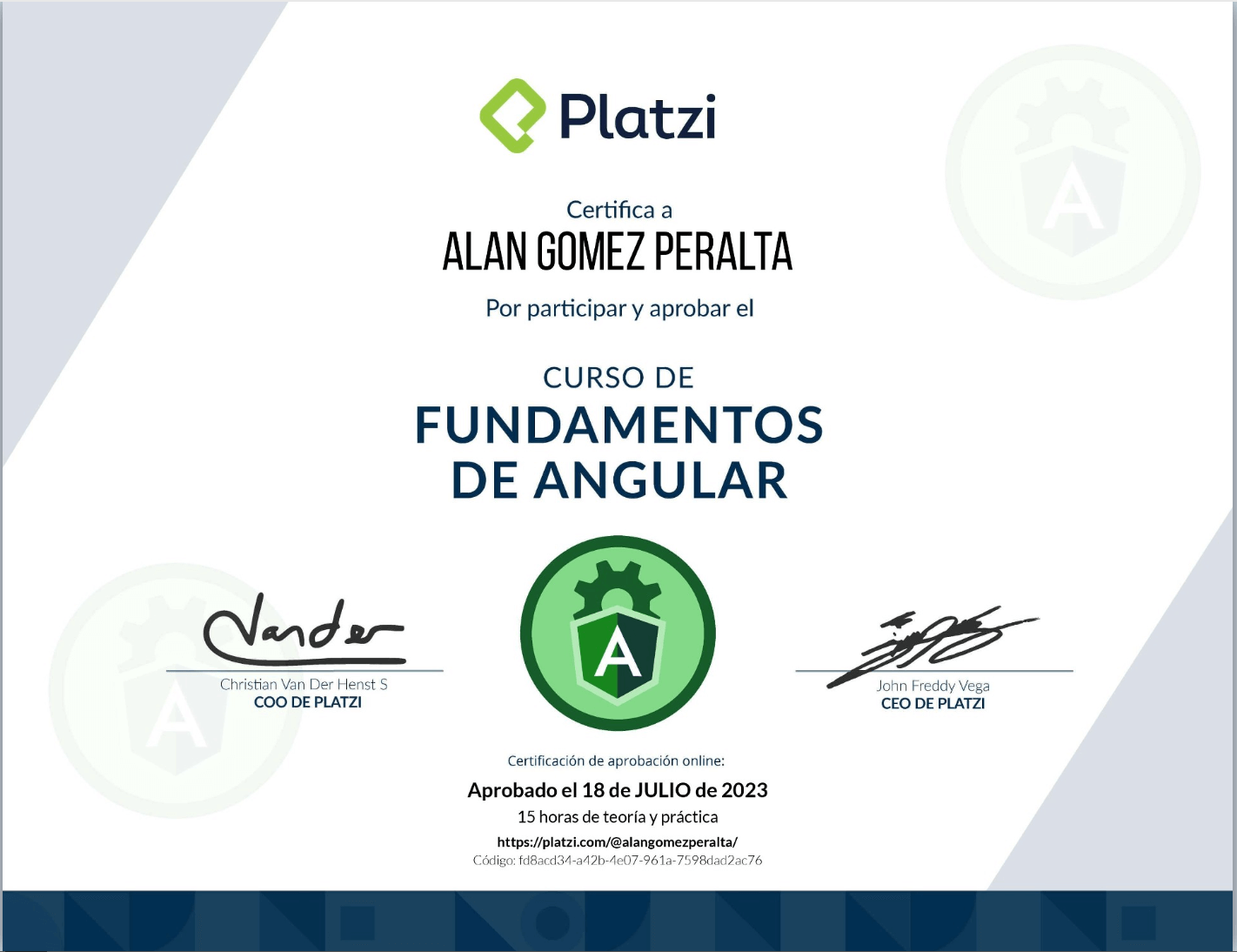 certificado
